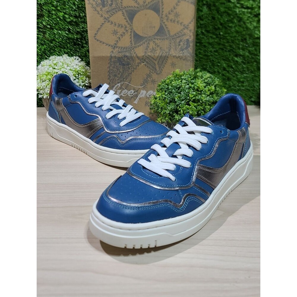 Free People Retro Thirty Love Sneakers - Blue Combo / US Women's 9 NEW